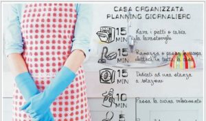 organizzare le pulizie di casa